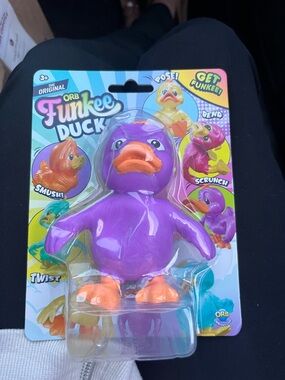 New in box TikTok viral Orb Funkee Duck Purple Duck squishy